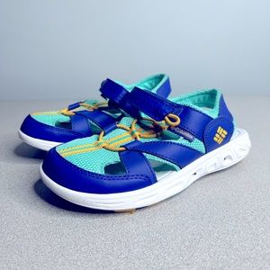 Columbia Kids Blue and Green Sandals